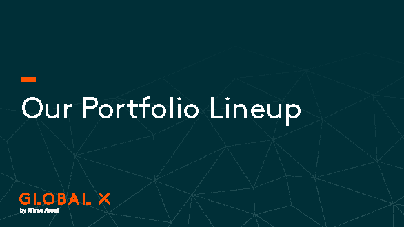 Our Portfolio Lineup